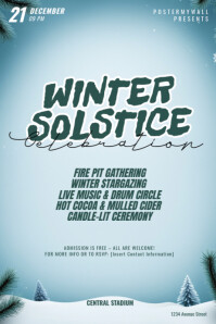 Winter solstice design Template | PosterMyWall