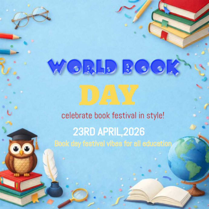 World Book Day Celebration Template | PosterMyWall