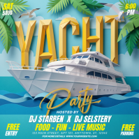 Blue Joyful Yacht Party Instagram Post Iphosti le-Instagram template