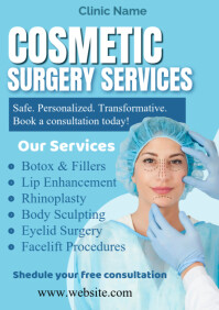 Blue List-based Cosmetic Surgery Services  A1 template