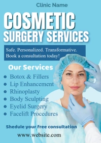 Blue List-based Cosmetic Surgery Services  A1 template