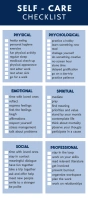 Blue List-based Life Care Hack Checklist Rack template