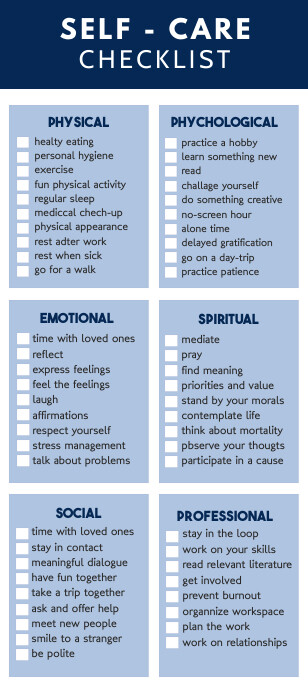 Blue List-based Life Care Hack Checklist Rack Template | PosterMyWall