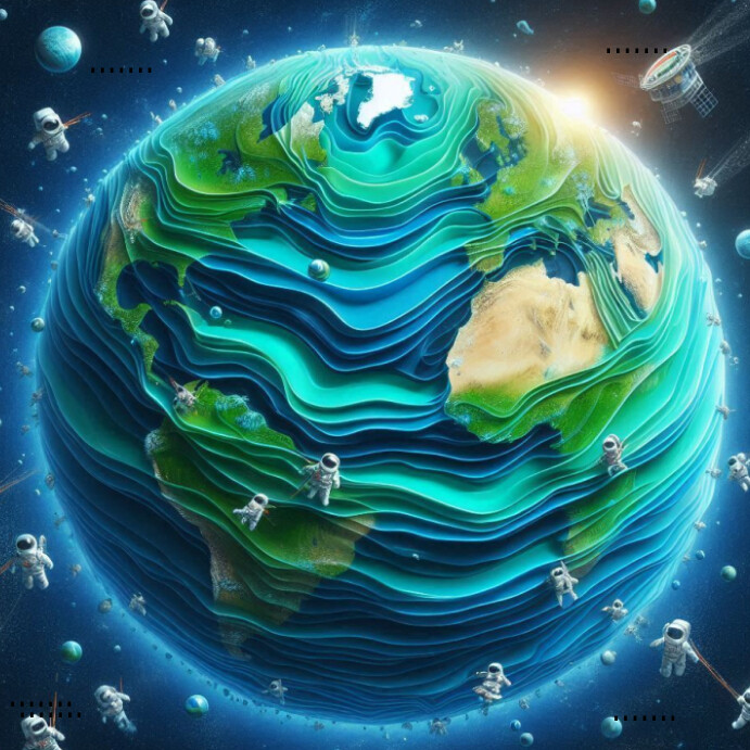 Blue List-based The Ozone Layer  Instagram Po template