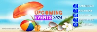 Blue List-based Upcoming Events Tajuk Twitter template