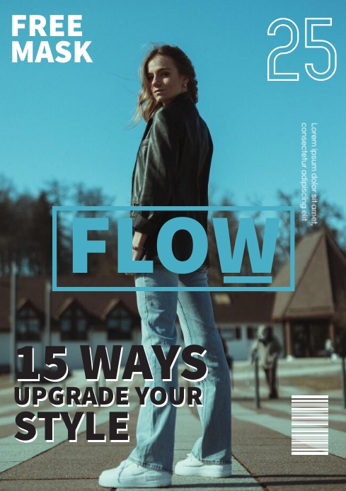 Blue Magazine Cover Template | PosterMyWall