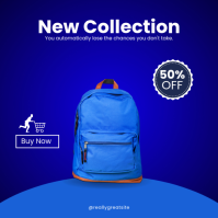 Blauw New Collection Promotion Instagram Post Template