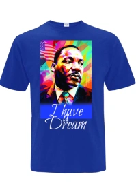 Blue Martin Luther Day Celebration Tee Shirt A2 template