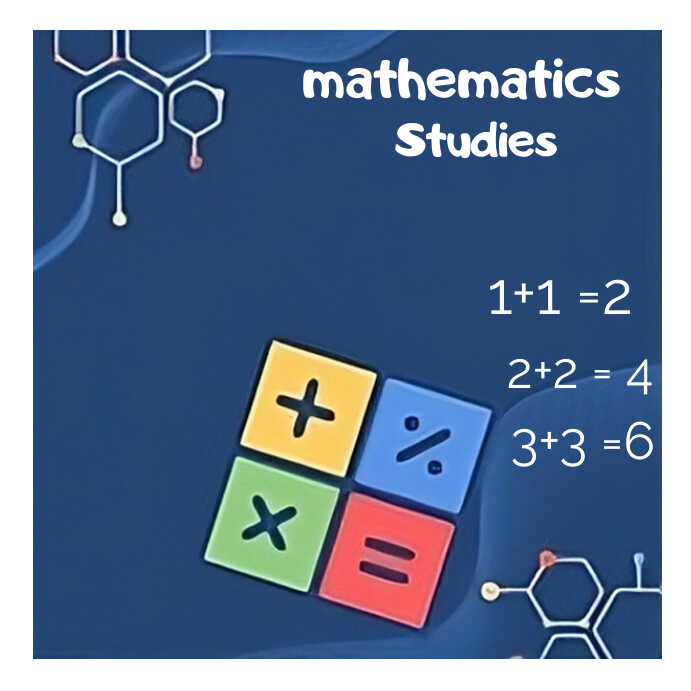 Blue Mathematics Studies Instagram Post Template | PosterMyWall
