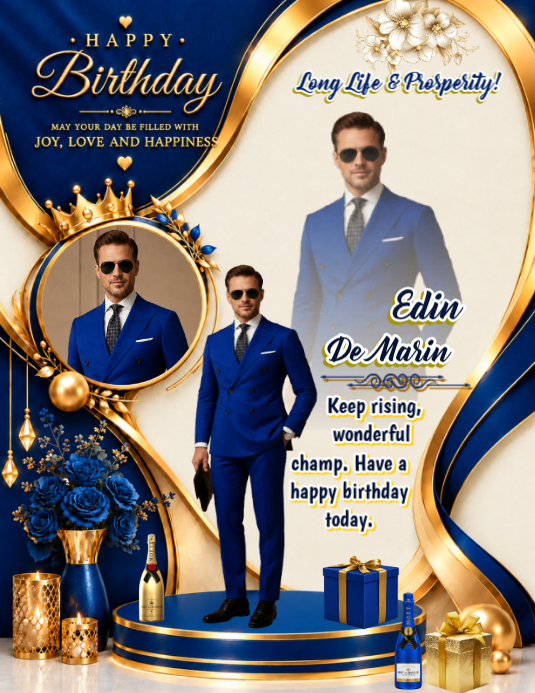 Birthday Celebration Flyers Template | PosterMyWall