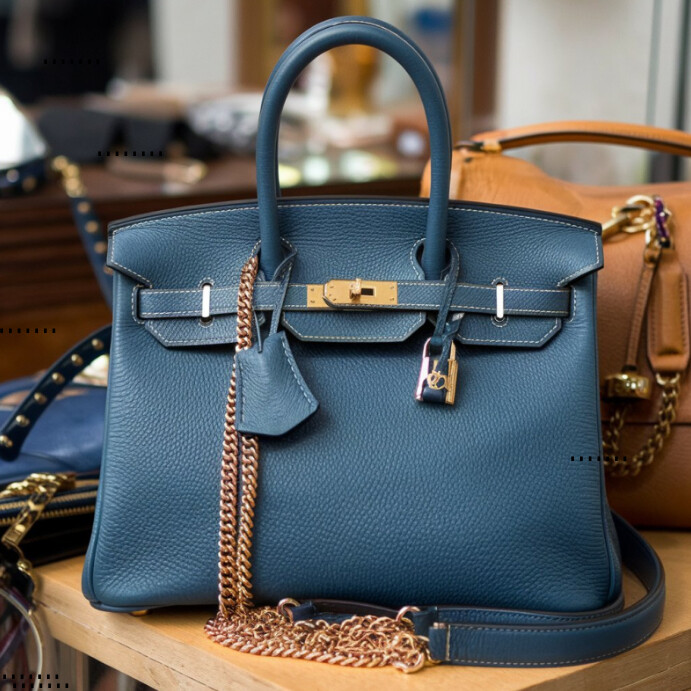 Personal Blue Basic Bag Example Blue Maximalist Blue Quality Women Hand Bag I Template | PosterMyWall
