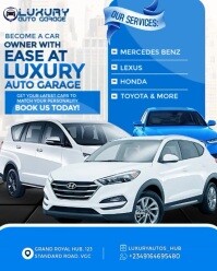 Blue Maximalist Car Sales Flyer Template  Instagram Portrait