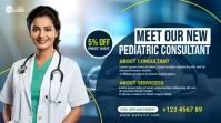 Blue Maximalist Doctor Profile Twitter Post Twitter Post template