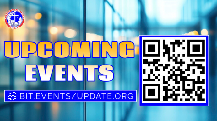 Blue Maximalist Event  Digital Display (16:9) template