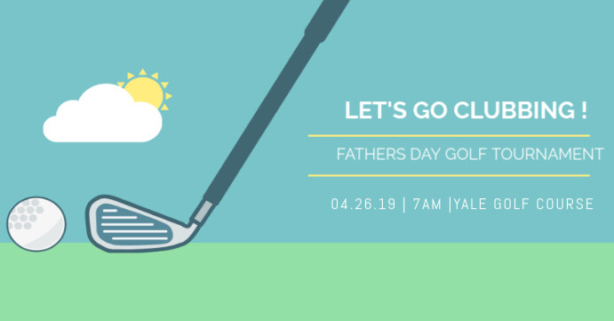 Blue Maximalist Facebook Event  Facebook Event Cover template