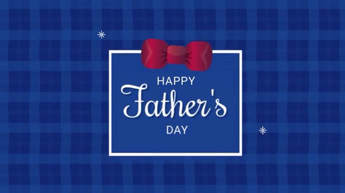 Blue Maximalist Father’s Day Gifts Digital Display (16:9) template