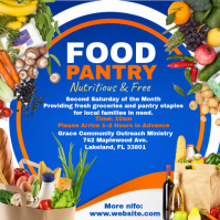 Azul Food Pantry Event Instagram-opslag Template