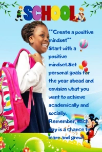 Blue Maximalist Fresh Start, Editable  Pinterest Graphic template