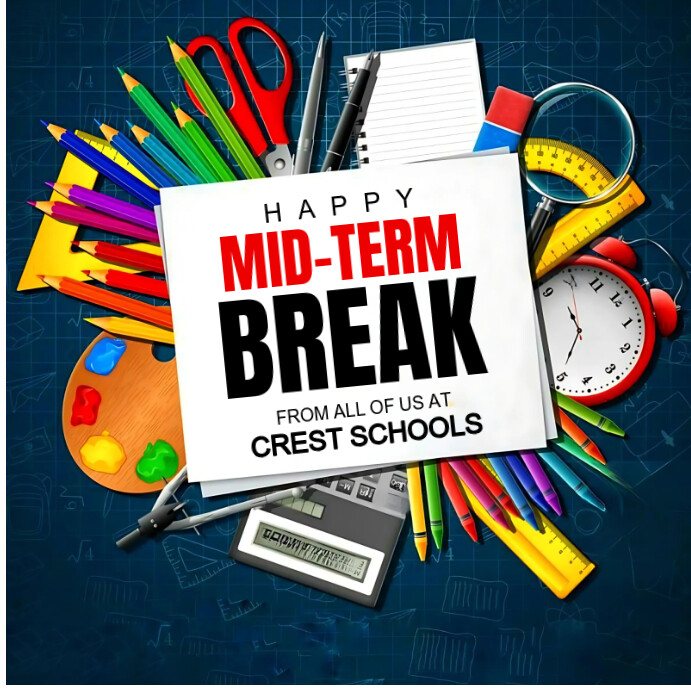 Copy of Blue Maximalist Mid-term Break Template Instagram Post ...