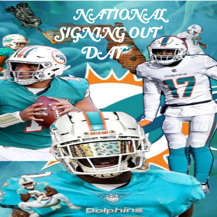 Copy of Blue Maximalist National Signing Out Day Instagram Post ...