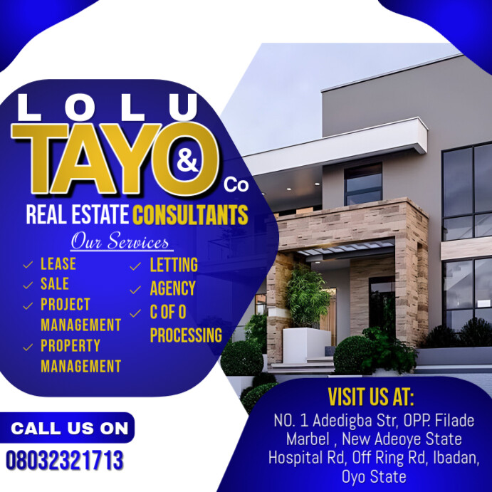 Copy of Blue Maximalist Real Estate Business Flyer Instagram Post ...