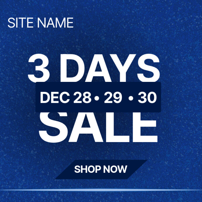 Copy of Blue Maximalist Sale Instagram Post | PosterMyWall