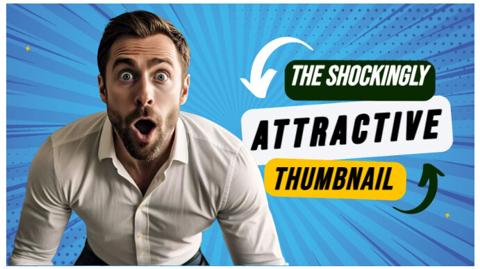 Plantilla de Blue Maximalist Shockingly Attractive Thumbnail Youtube ...