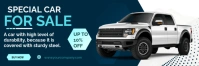 Blue Maximalist Special Car Sales Email Header template