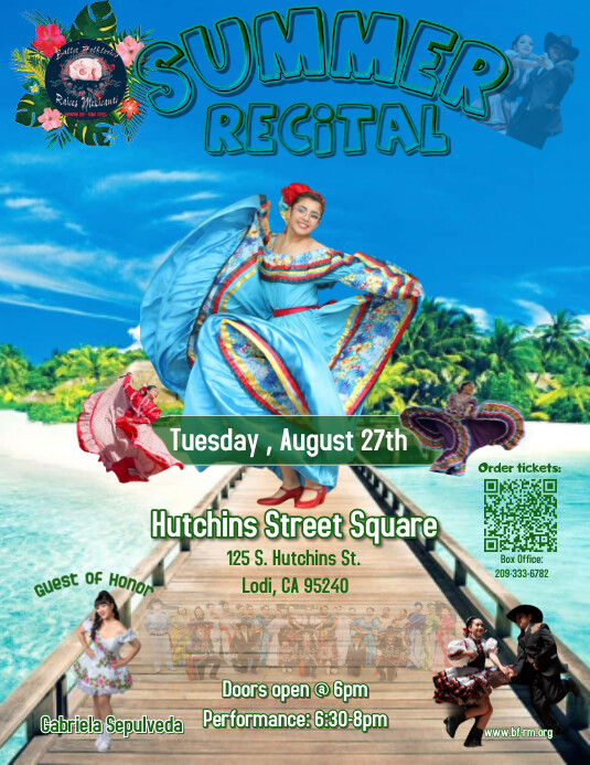 Copy of Blue Maximalist Summer Recital Flyer (us Lett | PosterMyWall