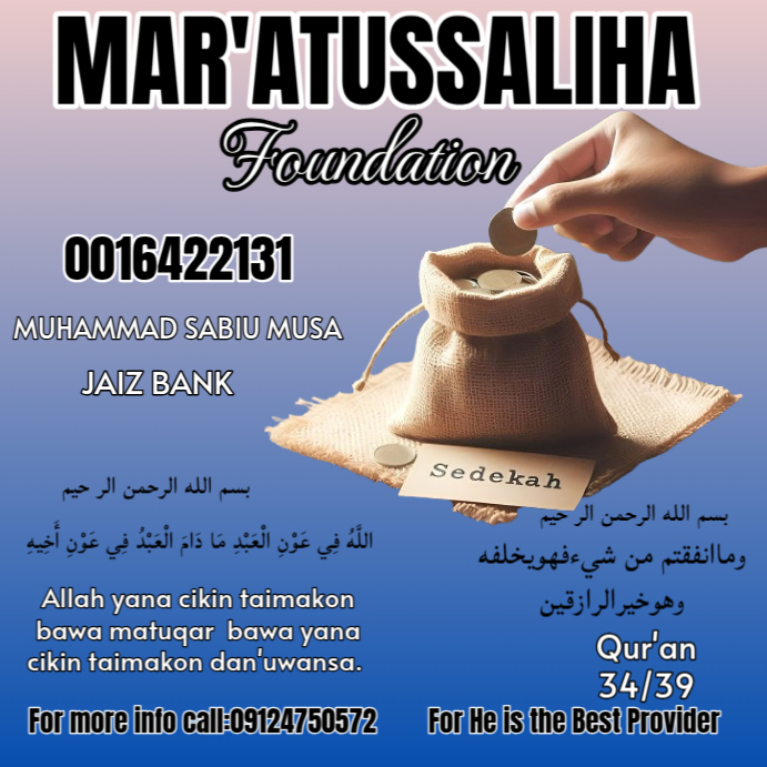 Blue Maximalist Support With Sadaqah – A Little Kindness Goes A Long Way 🌙 (or You Can Try Another V Instagram Post template