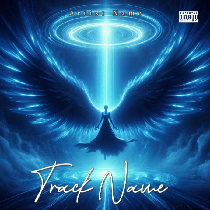 Blue Rapper Cover Blue Mixtape Album Cover Template | PosterMyWall