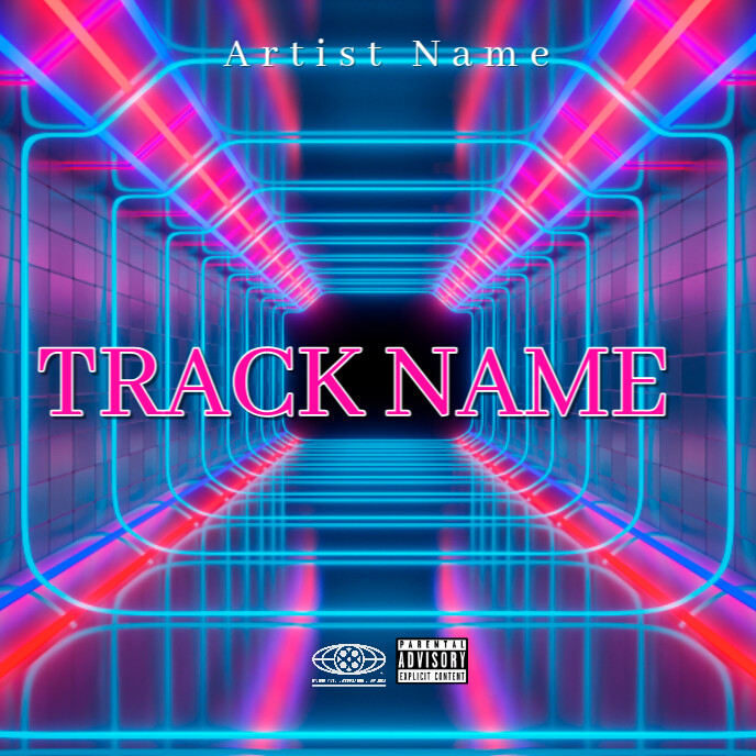 Blue  Mixtape Album Cover Capa de álbum template
