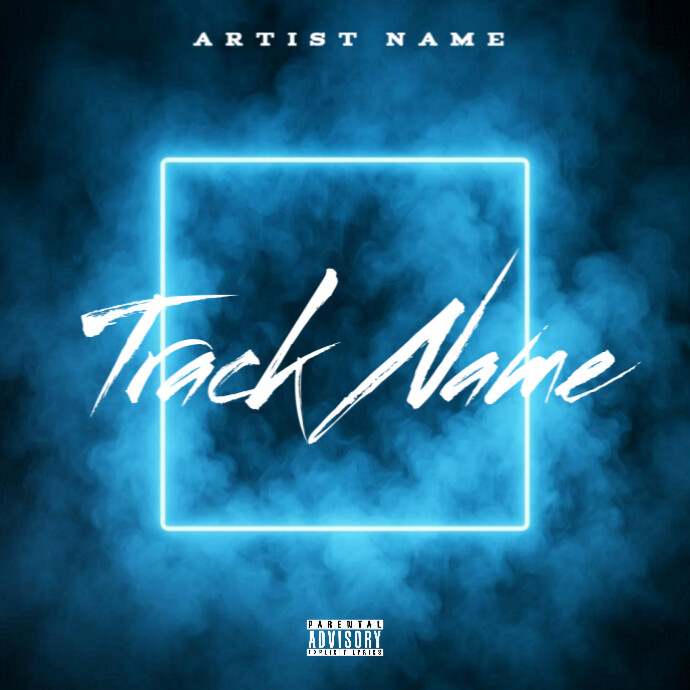 Blue Rapper Cover Copy of Blue Mixtape Cover Album Cover | PosterMyWall