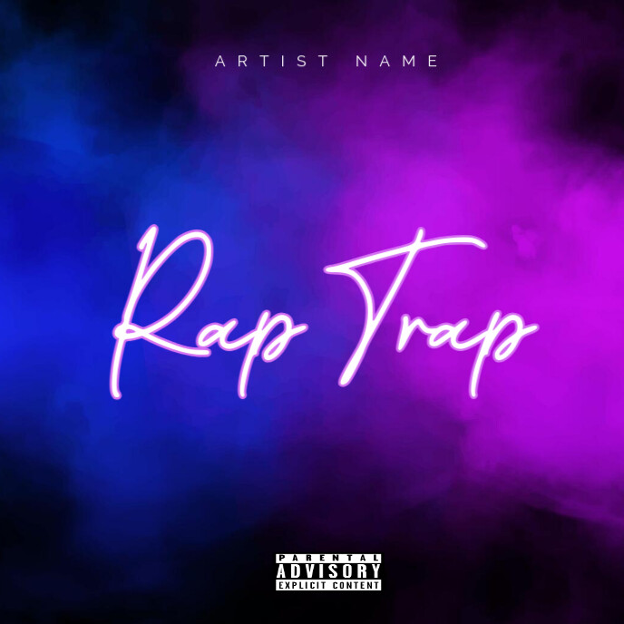 Blue Rapper Cover Blue Mixtape Cover Album Cover Template | PosterMyWall