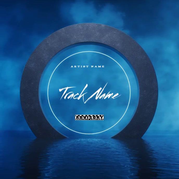 Blue Rapper Cover Blue Mixtape Cover Album Cover Template | PosterMyWall