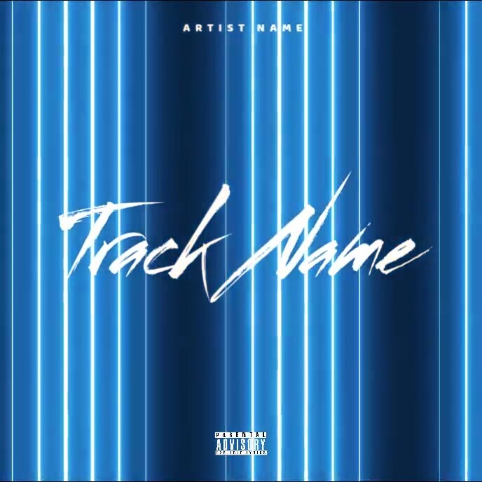 Blue Rapper Cover Blue Mixtape Cover Album Cover Template | PosterMyWall