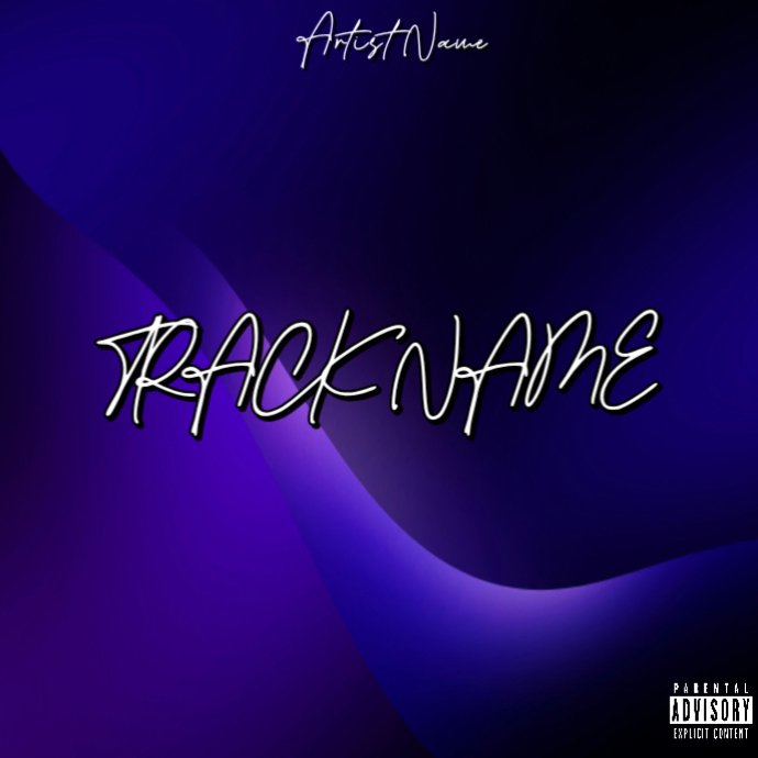 Blue Mixtape Cover Album Cover Template | PosterMyWall