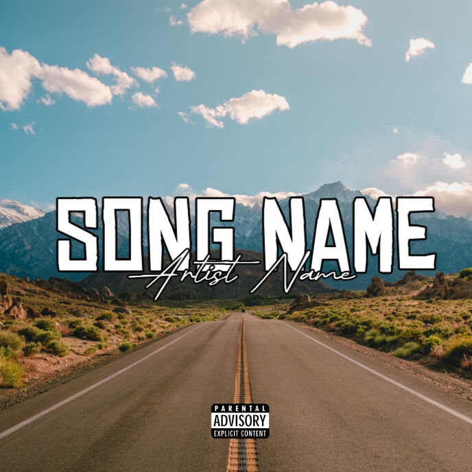 Blue Rapper Cover Blue Mixtape Cover Album Cover Template | PosterMyWall