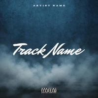 Blue  Mixtape Cover  Album Cover template