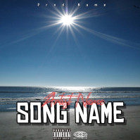 Azul Music Album Cover Albumcover Template