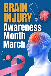 Brain Injury Awareness Day Flyer Template | PosterMyWall