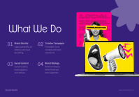Blue Modern & Minimal Brand Proposal A4 template - Page 3