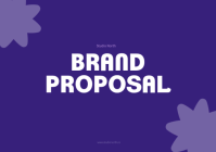 Blau Brand Proposal A4 Template - Page 1