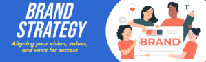 สีน้ำเงิน Blue Modern & Minimal Brand Strategy Linkedin Background Image Linkedin Background Image LinkedIn Background Image Template