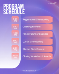 Blue Business Summit Instagram Portrait Template - Page 3