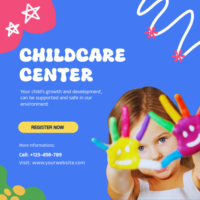 Blue Modern amp Minimal Child Care - Blue Modern Minimal Child Care Center Ad Fl Design Template 9ff3ebd4a832e142a8465f842bef2c68 Screen
