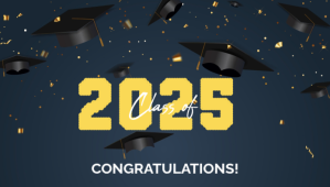 Blue Modern & Minimal Class Of 2025 Designs  Blog Header template