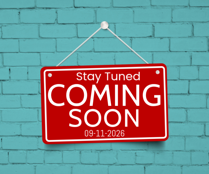 Plantilla de Blue Modern & Minimal Coming Soon Announcement Medium ...