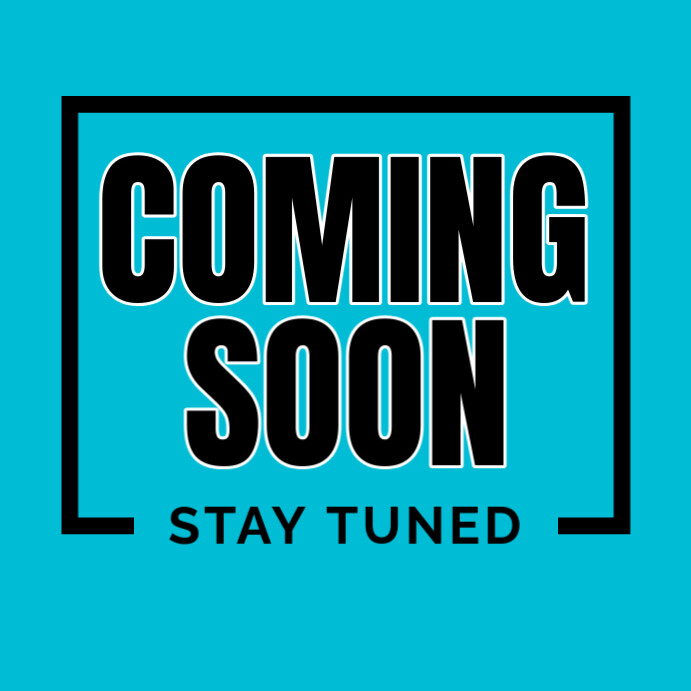 Blue Modern & Minimal Coming Soon Announcement Notification Posters ...