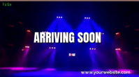 Biru Event Announcement Display digitale Template